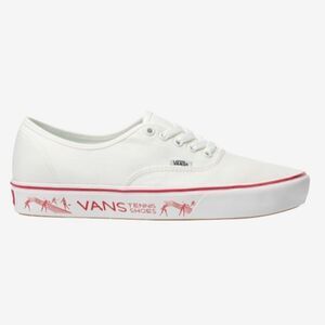 VN0A3WM748C Vans Comfycush Authent Blanc De Blanc/Red Men's - Women's